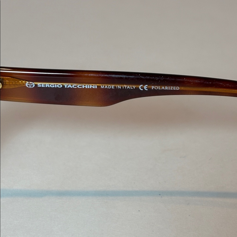 Sergio Tacchini Tortoise Rectangular Sunglasses B… - image 3